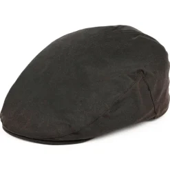 Hot Casquette Plate en Coton Ciré marron Femme Casquettes Plates|Casquettes Femme