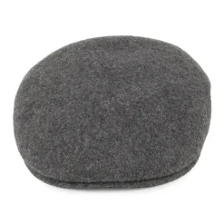 Clearance Casquette Plate en Laine Classic anthracite JAXON & JAMES Femme/Homme Casquettes Plates|Grandes Tailles