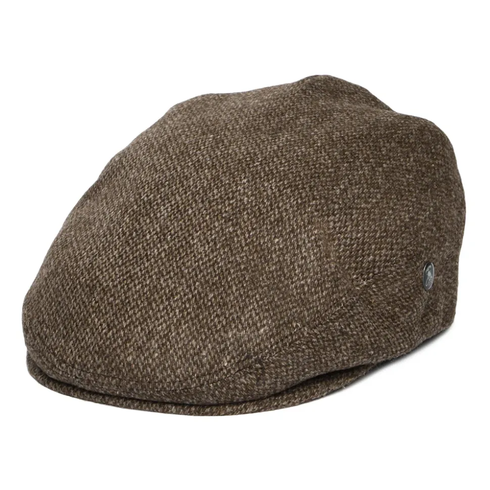 Fashion Casquette Plate en Laine Mérinos marron Femme/Homme Casquettes Plates|Chapeaux Hiver
