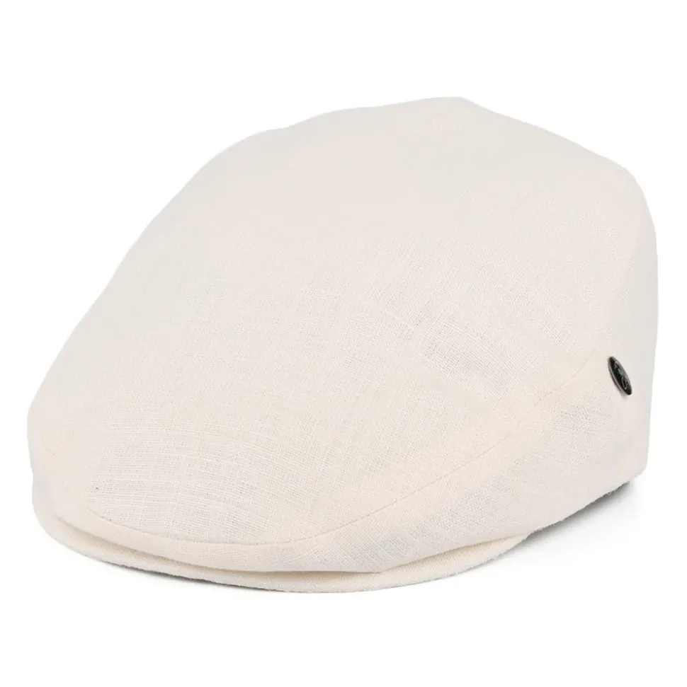 Fashion Casquette Plate en Lin crème Femme/Homme Casquettes Plates|Casquettes Plates