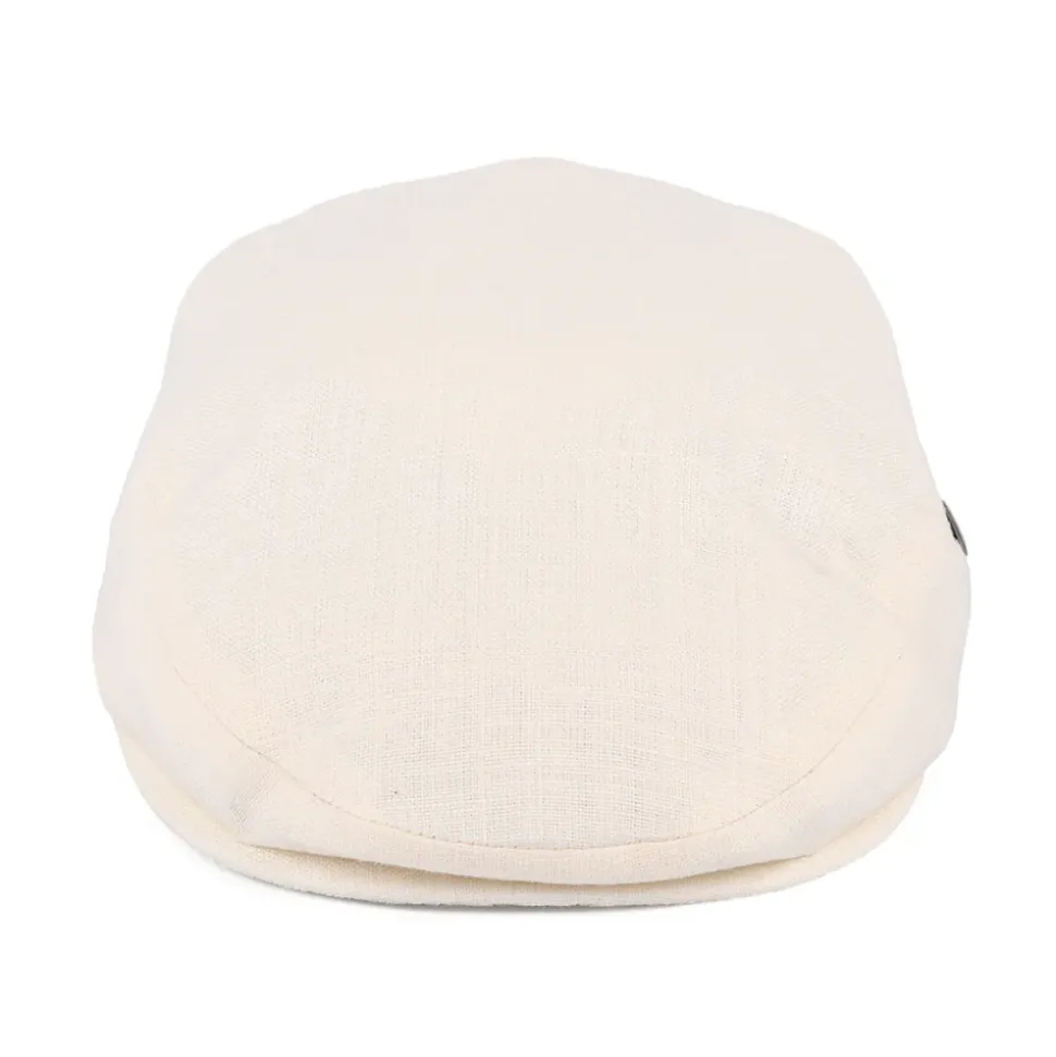 Fashion Casquette Plate en Lin crème Femme/Homme Casquettes Plates|Casquettes Plates