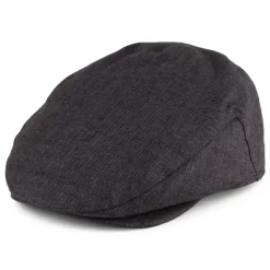 Shop Casquette Plate en Lin Irlandais anthracite Femme Casquettes Plates|Casquettes Femme