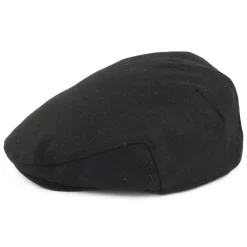 Cheap Casquette Plate en Melton noir Femme Casquettes Plates|Casquettes Femme