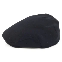 Cheap Casquette Plate en Melton bleu marine Femme Casquettes Plates|Casquettes Femme