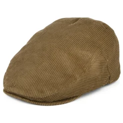Online Casquette Plate en Velours Côtelé marron clair Femme/Homme Casquettes Plates|Casquettes Plates