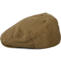 Online Casquette Plate en Velours Côtelé marron clair Femme/Homme Casquettes Plates|Casquettes Plates