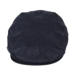 Sale Casquette Plate en Velours Côtelé bleu marine Femme/Homme Casquettes Plates|Casquettes Plates