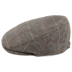 New Casquette Plate Enfant en Tweed marron-gris JAXON & JAMES Enfant Garçons