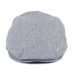 Sale Casquette Plate Été en Pure Soie à Chevrons bleu Femme/Homme Casquettes Plates|Casquettes Plates