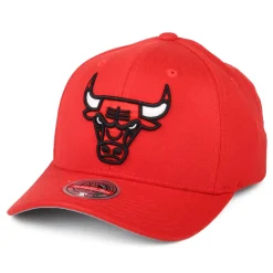Shop Casquette Snapback NBA Team Ground Stretch Chicago Bulls rouge MITCHELL & NESS Homme Casquettes De Baseball|Casquettes Homme
