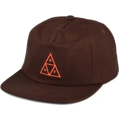 Best Casquette Snapback Non Structurée Triple Triangle marron Homme Casquettes De Baseball|Casquettes Homme
