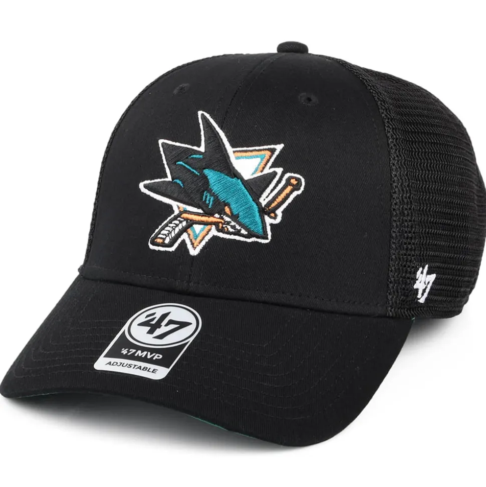 Best Casquette Trucker Branson MVP San Jose Sharks noir Homme Casquettes Trucker|Casquettes Homme
