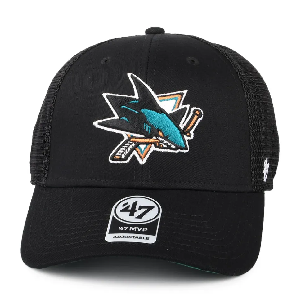 Best Casquette Trucker Branson MVP San Jose Sharks noir Homme Casquettes Trucker|Casquettes Homme