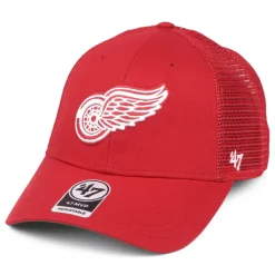 Cheap Casquette Trucker Branson MVP Detroit Red Wings rouge Homme Casquettes Trucker|Casquettes Homme
