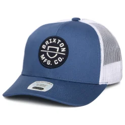 Sale Casquette Trucker Crest NetPlus MP denim foncé-blanc Homme Casquettes Trucker|Casquettes Homme