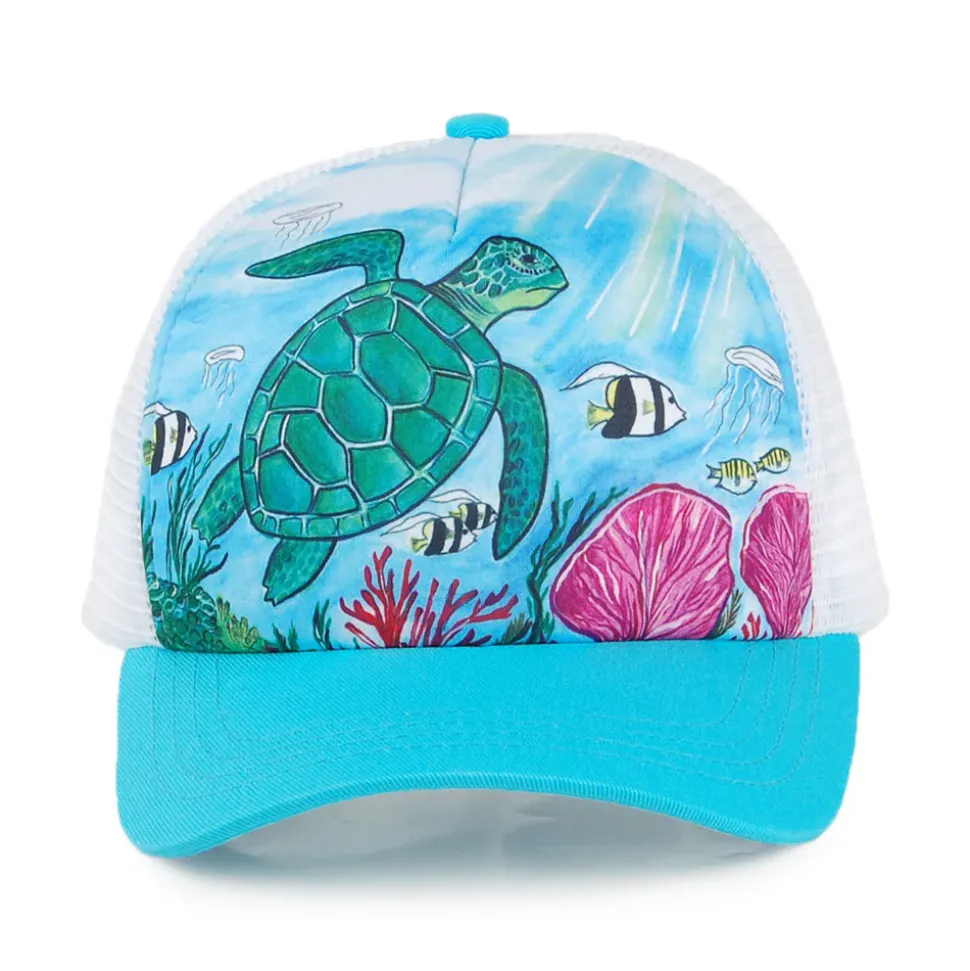 Flash Sale Casquette Trucker Enfant Artist Series mélange de bleus Homme/Enfant Garçons|Filles