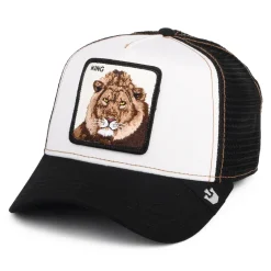 Shop Casquette Trucker King Lion blanc-noir Homme Casquettes Trucker|Casquettes De Baseball