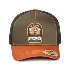 Store Casquette Trucker Live Aloha marron Homme Casquettes Trucker|Casquettes De Baseball