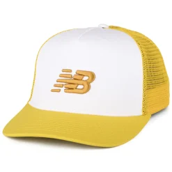 Best Sale Casquette Trucker Sport Essentials blanc-citron Homme Casquettes Trucker|Casquettes Homme
