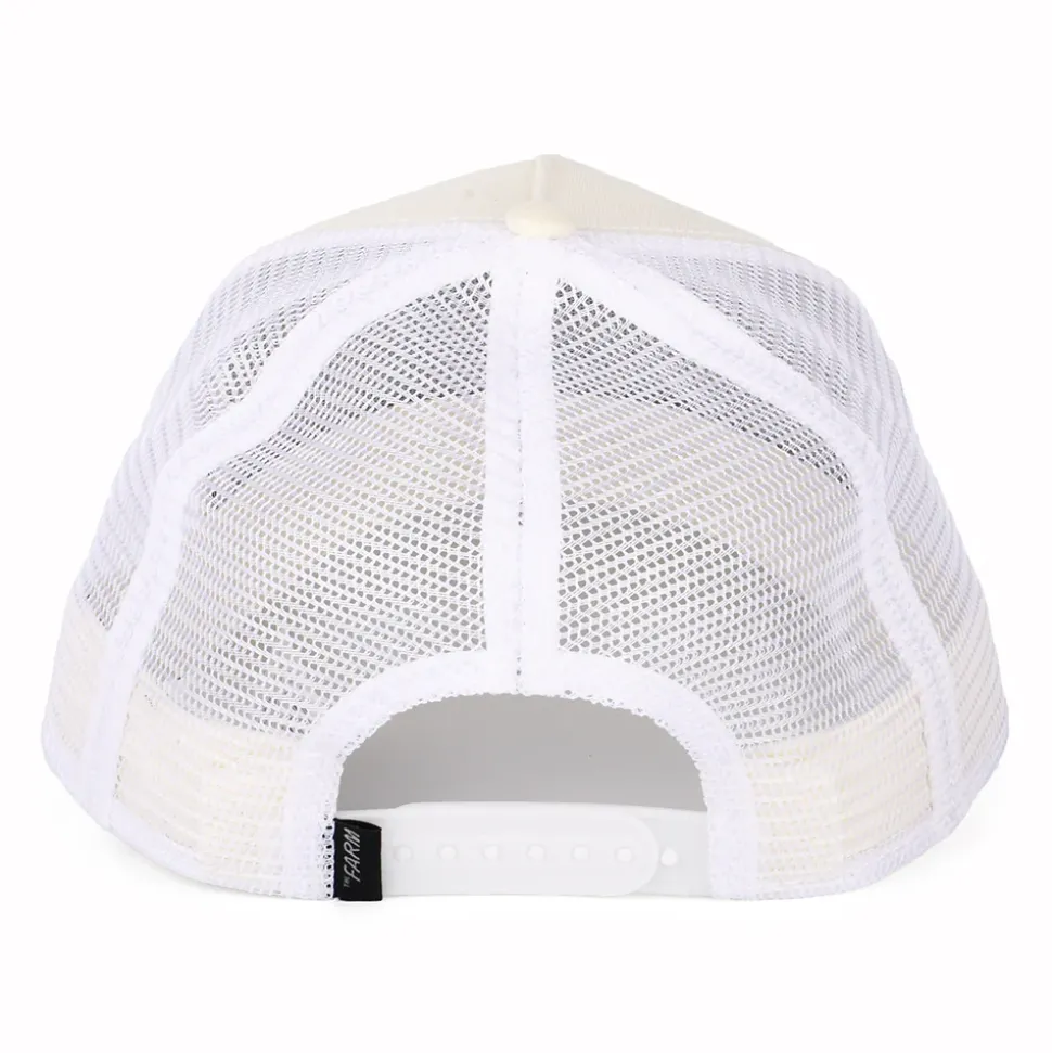 Shop Casquette Trucker White Tiger blanc Homme Casquettes Trucker|Casquettes De Baseball