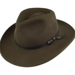 Hot Chapeau Australien Déformable olive JAXON & JAMES Femme/Homme Chapeaux Trilby|Chapeaux Fedora