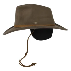 Discount Chapeau Australien Déformable en Laine Feutrée Hydrofuge Avec Protège-Oreilles khaki Femme Chapeaux De Pluie|Chapeaux De Cowboy