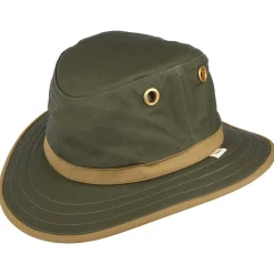 Cheap Chapeau Australien en Coton Ciré TWC7 olive Femme/Homme Chapeaux Été|Chapeaux De Pluie