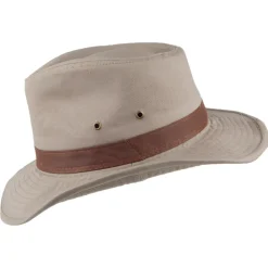 Sale Chapeau Australien en Coton Sergé Délavé khaki Femme/Homme Chapeaux Trilby|Chapeaux Fedora