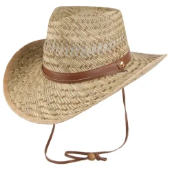 Shop Chapeau Australien en Paille Kangaroo Rush naturel Femme/Homme Chapeaux Été|Chapeaux De Cowboy