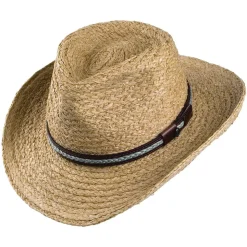 Best Chapeau Australien en Paille El Paso naturel JAXON & JAMES Femme Grandes Tailles|Chapeaux Fedora