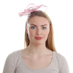 Cheap Chapeau Bibi en Satin rose clair Femme Chapeaux Bibi|Chapeaux Cérémonie