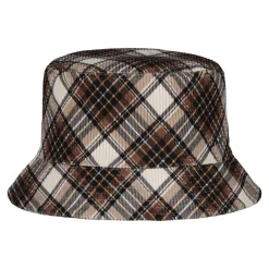 New Chapeau Bob à Carreaux Denetti marron Femme Chapeaux Hiver|Chapeaux Bob