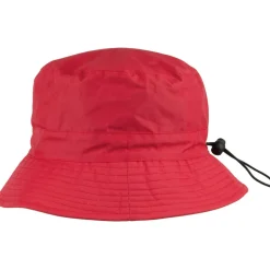Shop Chapeau Bob de Pluie Hydrofuge rouge Femme Petite Tailles|Chapeaux Été