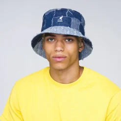 Sale Chapeau Bob Denim Mashup bleu Femme/Homme Chapeaux Bob|Chapeaux Été