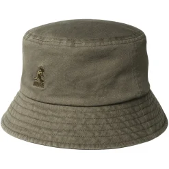 New Chapeau Bob en Coton Délavé olive Femme/Homme Chapeaux Bob|Chapeaux Été