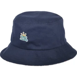 Hot Chapeau Bob en Coton Réversible Crown bleu marine Femme/Homme Chapeaux Bob|Bobs