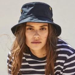 Cheap Chapeau Bob en Toile de Coton Iconic T1 bleu marine Femme/Homme Chapeaux Bob|Grandes Tailles