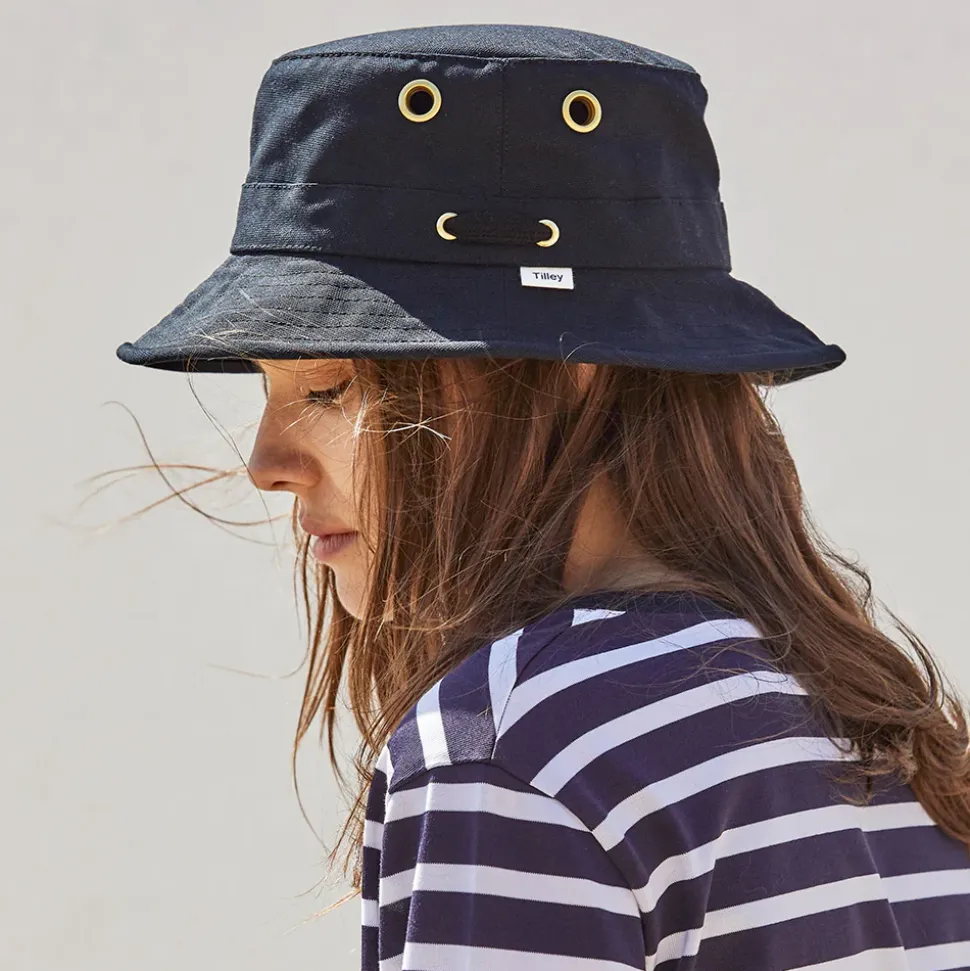 Cheap Chapeau Bob en Toile de Coton Iconic T1 bleu marine Femme/Homme Chapeaux Bob|Grandes Tailles