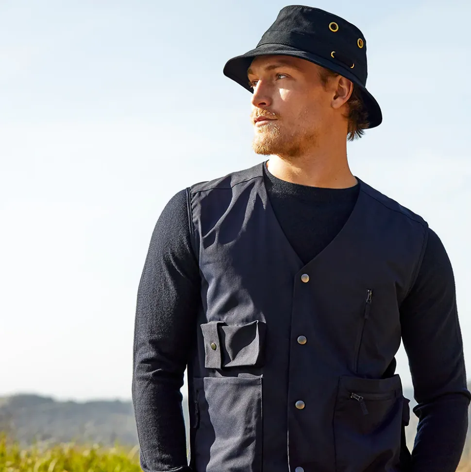 Cheap Chapeau Bob en Toile de Coton Iconic T1 bleu marine Femme/Homme Chapeaux Bob|Grandes Tailles