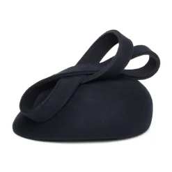 New Chapeau Calot en Laine Jenny bleu marine Femme Chapeaux Cérémonie|Chapeaux Calots