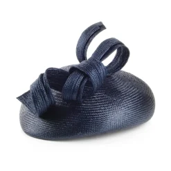 New Chapeau Calot en Paille Duchesse De Cambridge bleu marine Femme Chapeaux De Paille|Chapeaux Cérémonie