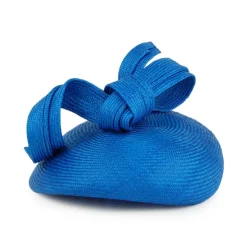 Discount Chapeau Calot en Paille Duchesse De Cambridge bleu vif Femme Chapeaux De Paille|Chapeaux Cérémonie