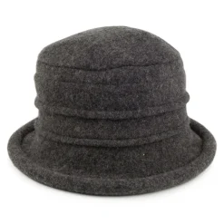 Flash Sale Chapeau Cloche en Laine Tula anthracite Femme Chapeaux Hiver|Chapeaux Cloche