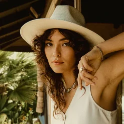 Cheap Chapeau de Cowboy en Paille Toyo Cohen naturel Femme Chapeaux De Paille|Chapeaux De Cowboy