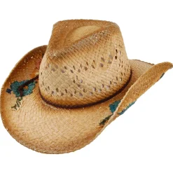 Store Chapeau de Cowboy en Raphia San Minata naturel Femme Chapeaux De Paille|Chapeaux De Cowboy