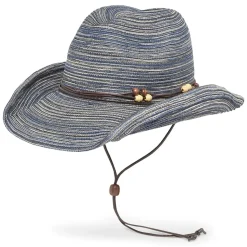 Best Sale Chapeau de Cowboy Sunset denim Femme Chapeaux Été|Chapeaux Femme