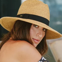 Best Sale Chapeau Fedora à Bord Large Helena toast Femme Chapeaux Trilby|Chapeaux Fedora