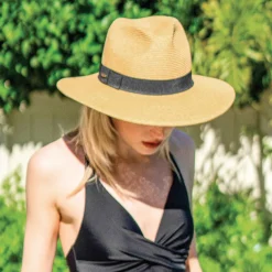 Best Sale Chapeau Fedora à Bord Large Helena toast Femme Chapeaux Trilby|Chapeaux Fedora