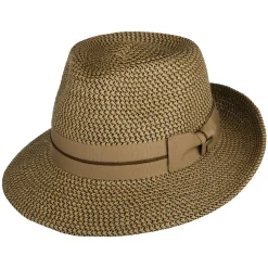 Shop Chapeau Fedora C-Crown en Papier Tressé Marton marron Femme/Homme Chapeaux Trilby|Chapeaux Fedora