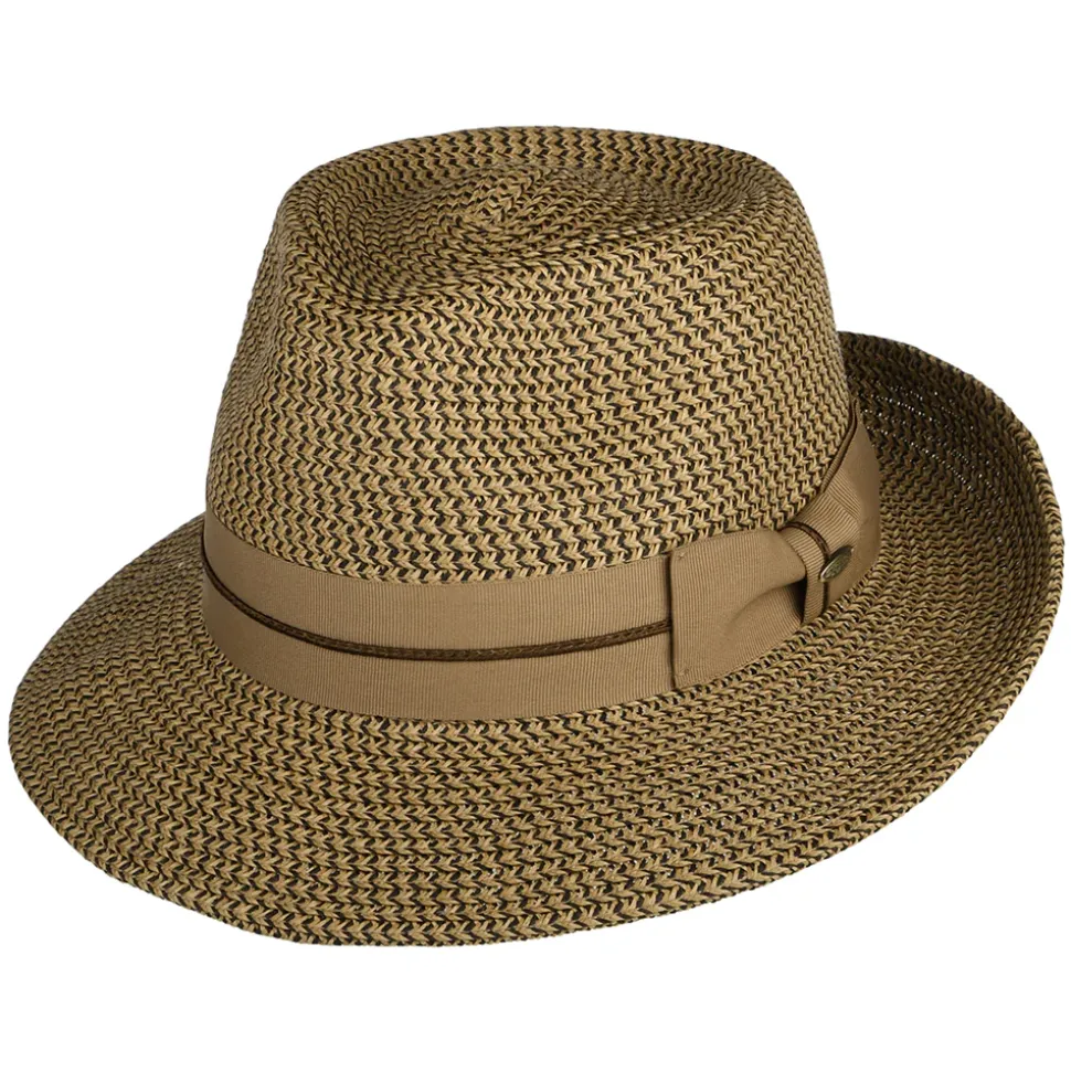 Shop Chapeau Fedora C-Crown en Papier Tressé Marton marron Femme/Homme Chapeaux Trilby|Chapeaux Fedora